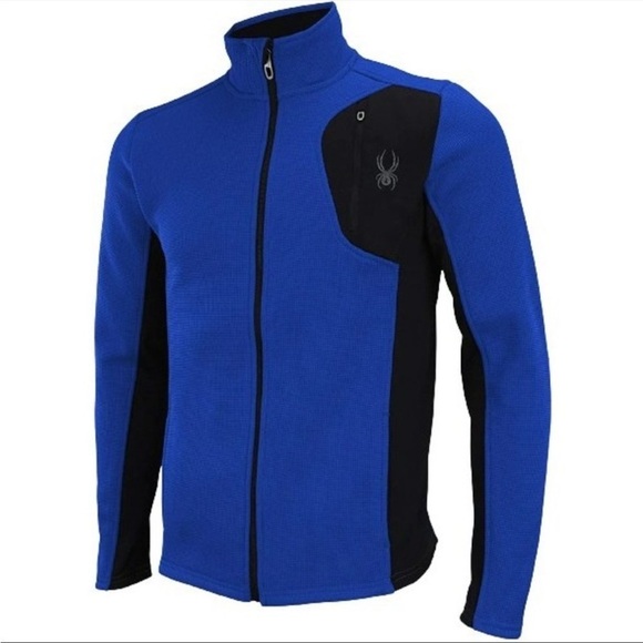 NWT Spyder Raider Full Zip Front Jacket Mens S
Blue Turtleneck Zipped Pockets - Picture 4 of 11